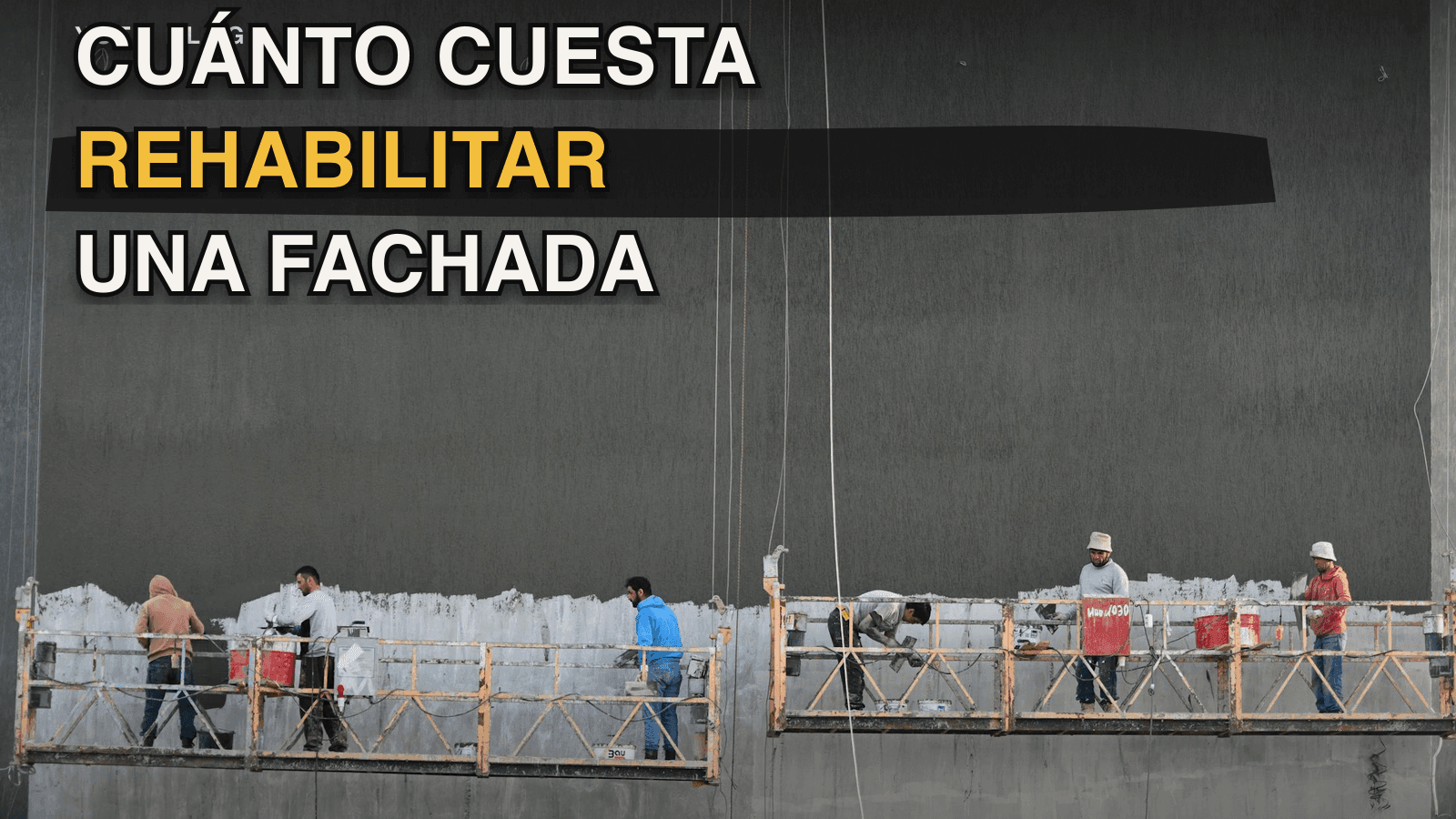 ¿Cuánto cuesta rehabilitar una fachada? Precios por m² en 2026