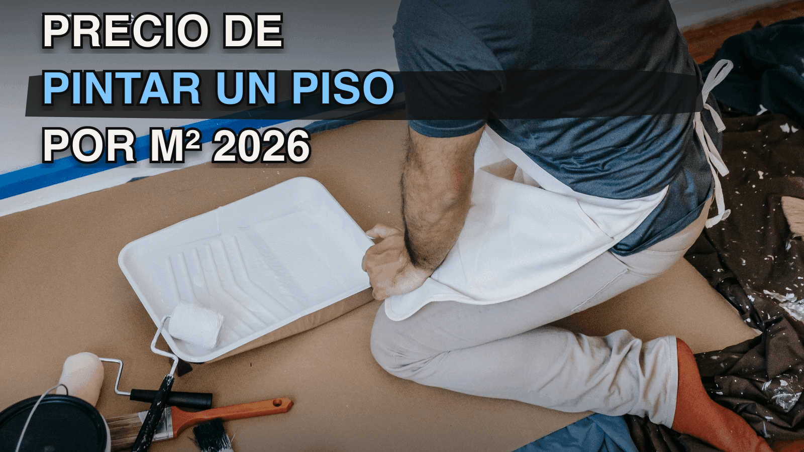 Precio de pintar un piso en 2026: cuánto cuesta por m² y por habitación