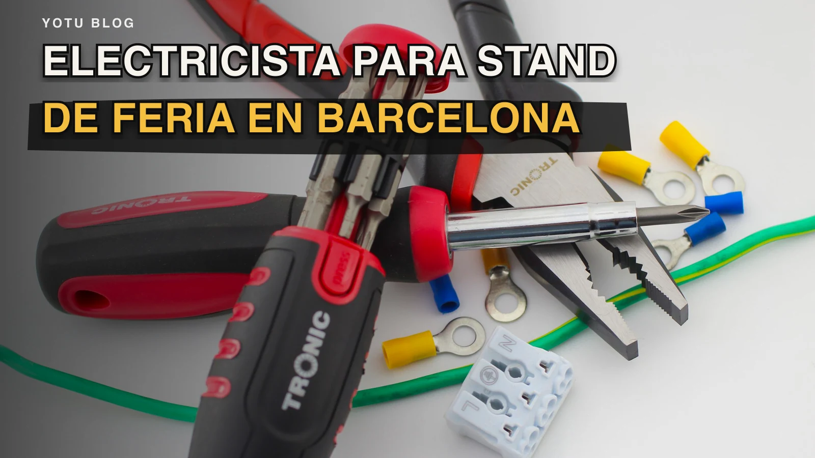 Electricista para stand de feria en Barcelona: qué comprobar