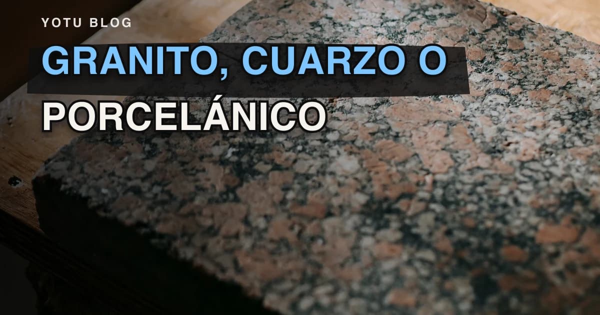 Granito, cuarzo o porcelánico: cómo comparar encimeras
